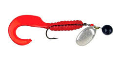Обертова Блешня Mepps Aglia Spinflex Black/Silver/Red