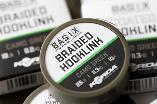 Повідцевий матеріал без оболонки Korda Basix Braided Hooklink