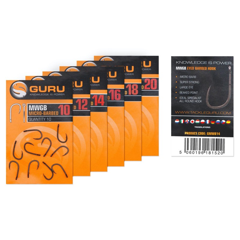 Гачки Guru GMWB Hook Barbed