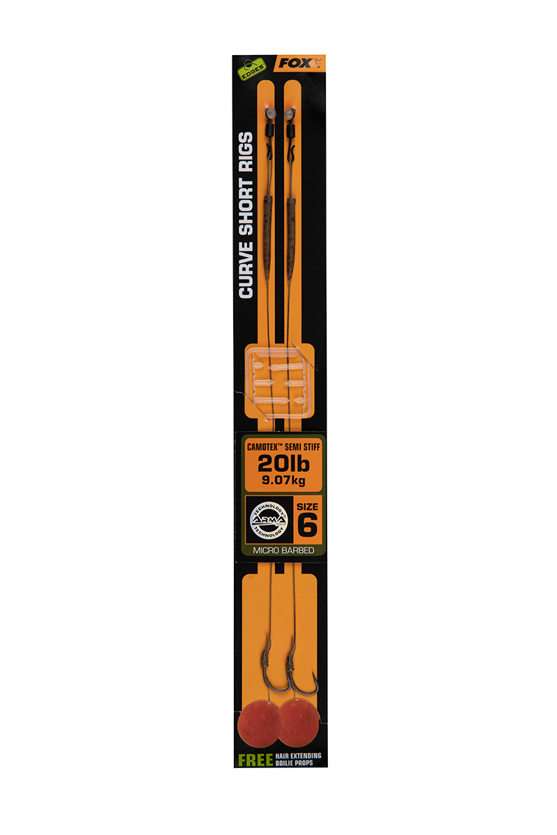 Готовий повідець Fox Edges Curve Short Rig