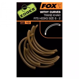Адаптор гачка Fox Edges Withy Curve Adaptor Hook Trans Khaki