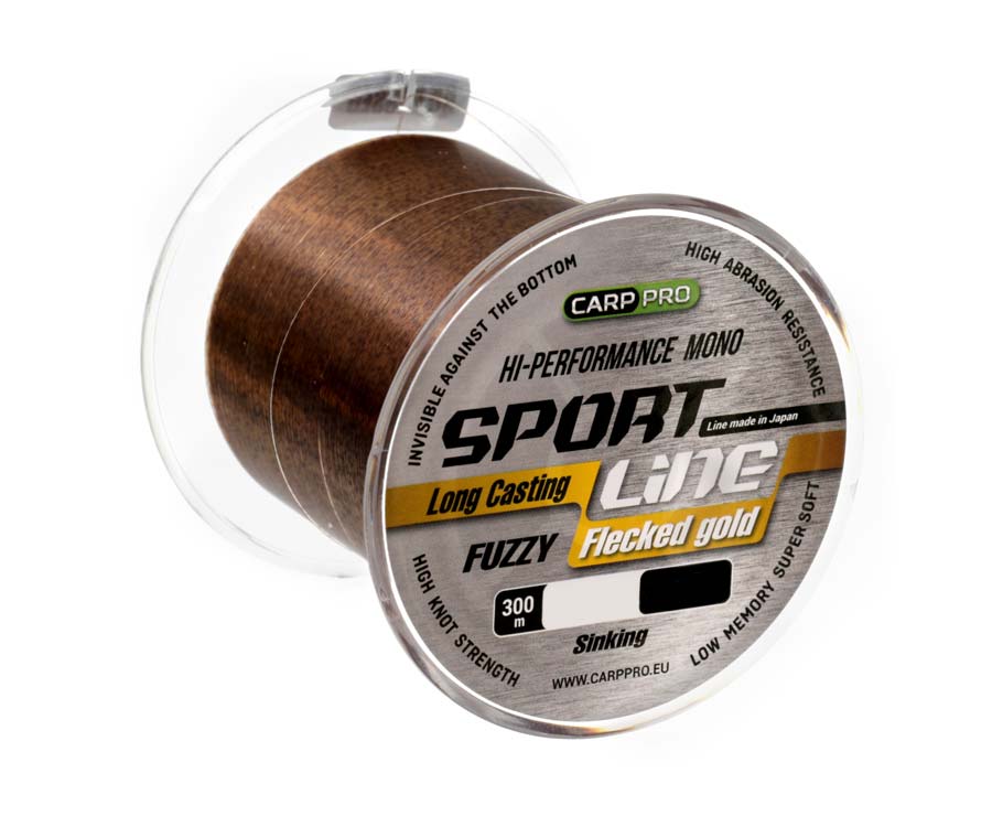 Волосiнь Carp Pro Sport Line Flecked Gold 300м
