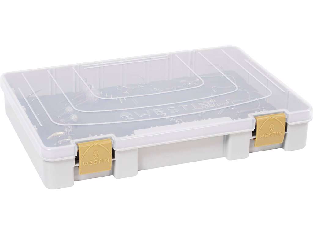 Коробка Westin W3 Rig Box 28x19,5x4,5cm Grey/Clear EVA