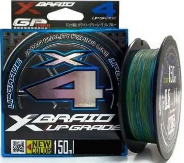 Шнур YGK X-Braid Upgrade X4 (3 colored) 150m