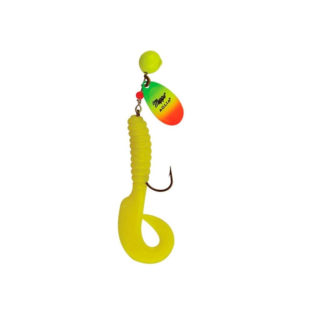 Обертова Блешня Mepps Aglia Spinflex Chartreuse/Tiger/Yellow