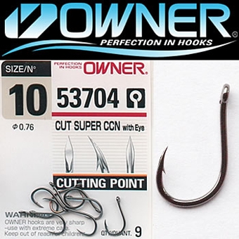 Гачки Owner Cut Super CCN with Eye 53704