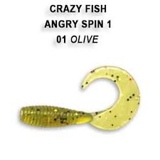 Силікон Crazy Fish Angry Spin 1"