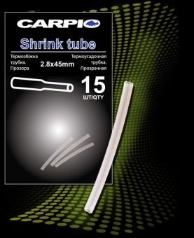 Трубка термозбіжна (прозора) 2,0/2,8 мм 2 мм Carpio