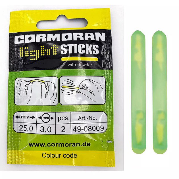 Світлячок Cormoran mini 3.0-25mm зелений 2pcs