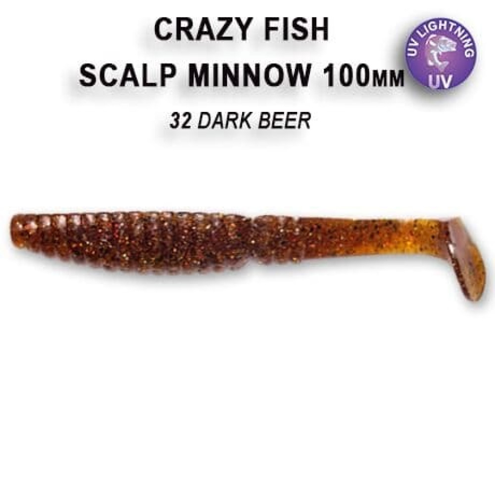 Силікон Crazy Fish Scalр Minnow 4"