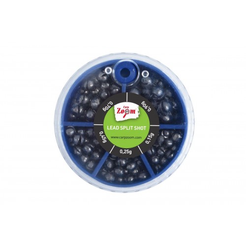 Набір грузил CarpZoom (0,15г/0,25г/0,45г/0,70г/0,90г), вага: (100г)