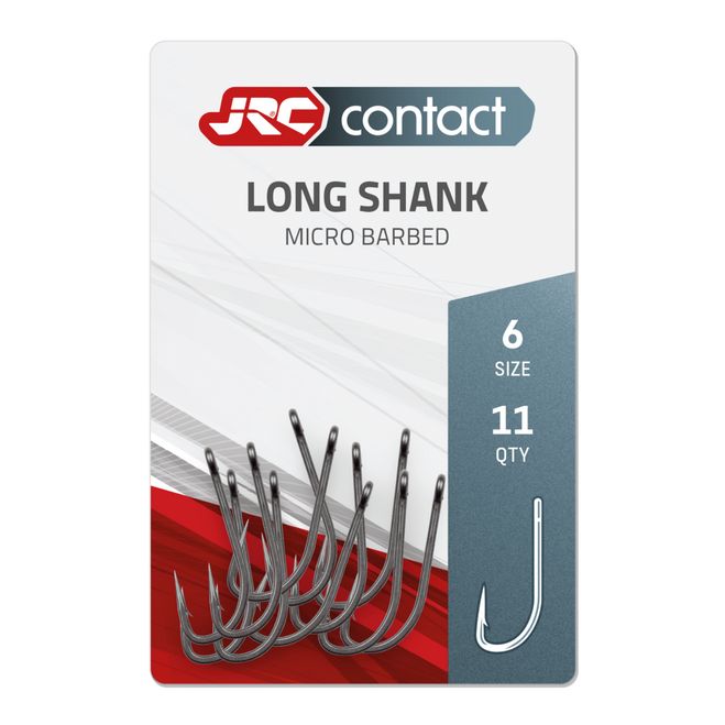 Гачки JRC Long Shank Carp Hooks №6