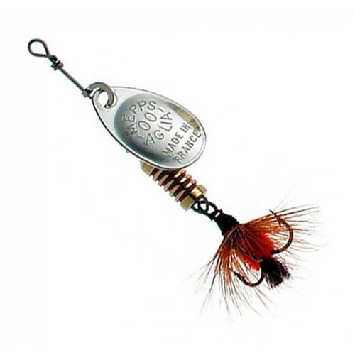 Обертова Блешня Mepps Aglia Mouche Silver/Red Fly
