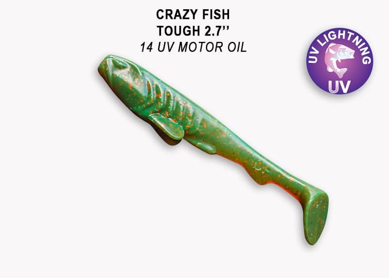 Силікон Crazy Fish Tough 2.8”
