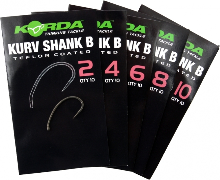 Гачки Korda Kurv Shank "B" Barbless