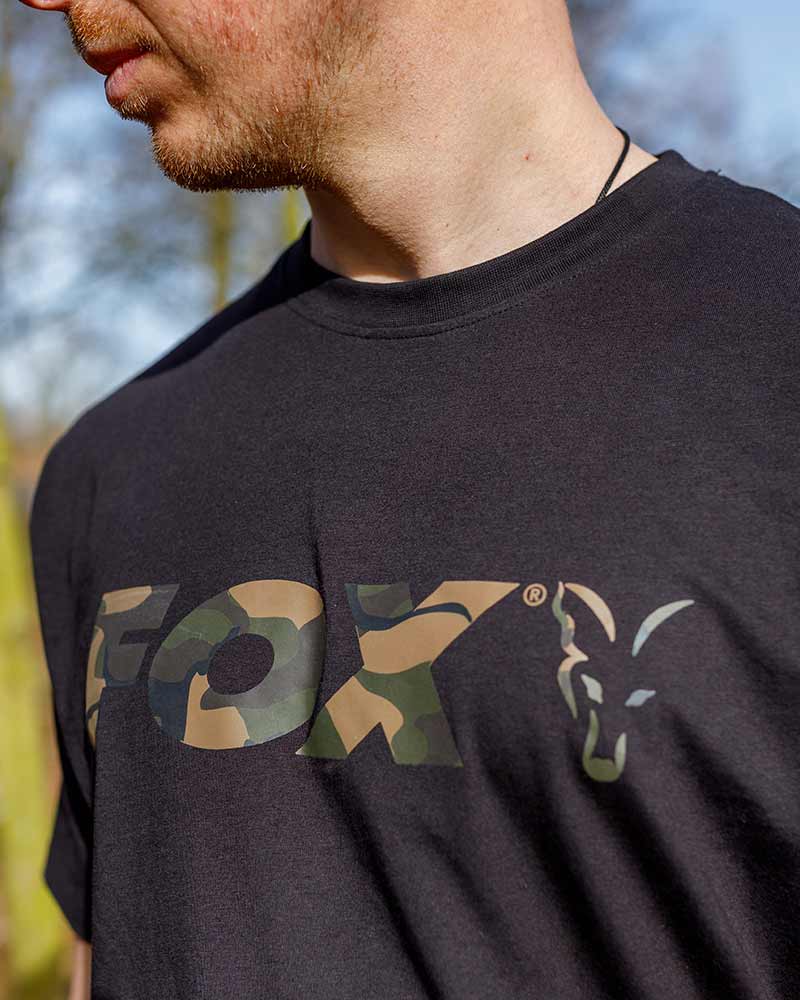 Футболка Fox Black/Camo Logo