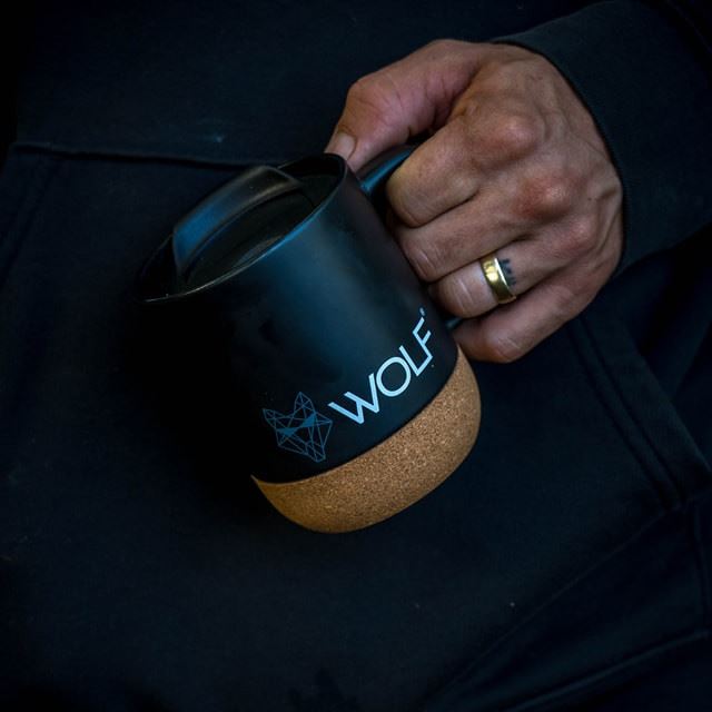 Термочашка керамічна Wolf Mug 450ml
