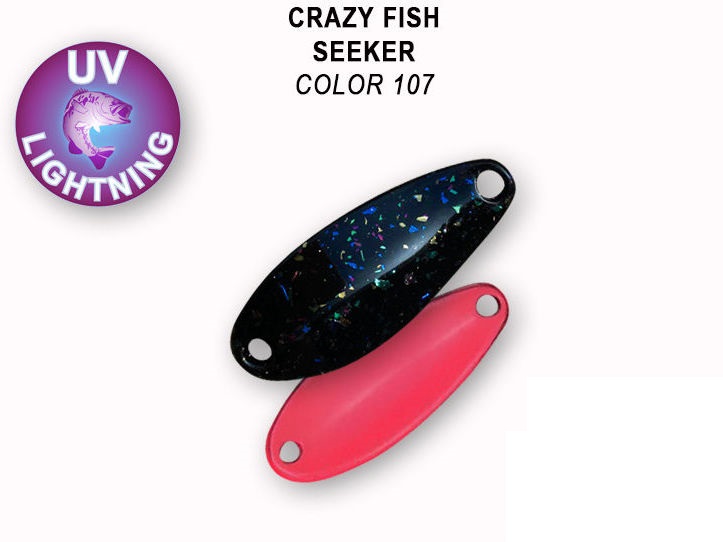 Коливаюча блешня Crazy Fish Seeker 3g
