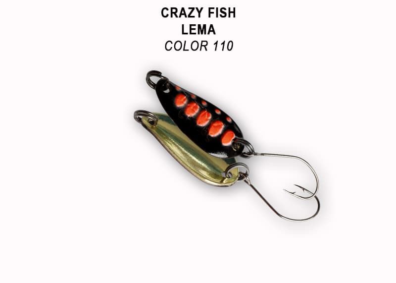 Коливаюча блешня Crazy Fish Lema 1.6г