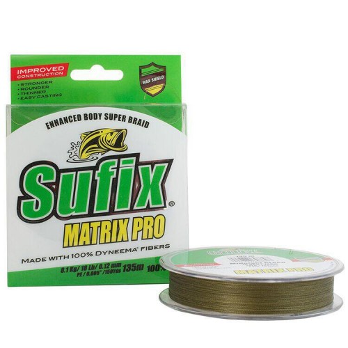 Шнур Sufix Matrix Pro 135м Mid. Green