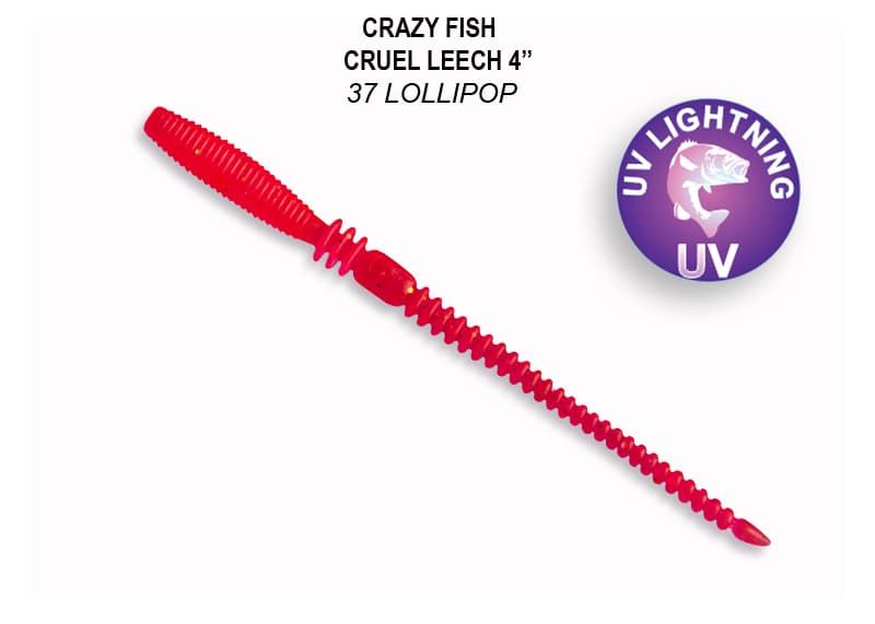 Силікон Crazy Fish Cruel Leech 4"