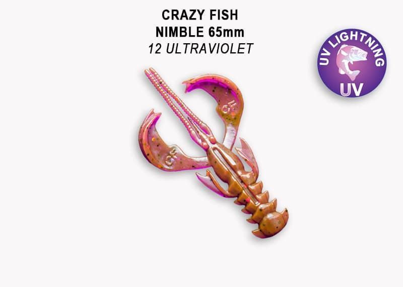 Силікон Crazy Fish Nimble 2.5"