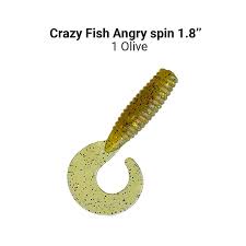 Силікон Crazy Fish Angry Spin 1.8"