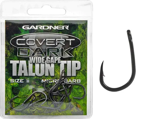 Гачки Gardner Dark Wide gape Talon tip hooks barbed