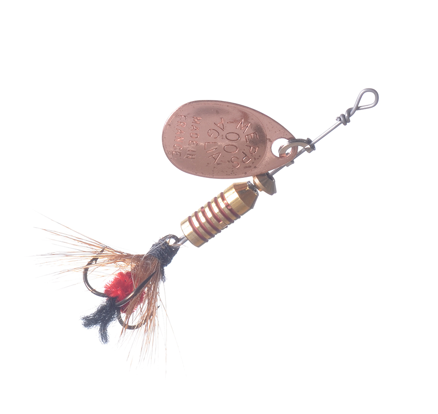 Обертова Блешня Mepps Aglia Mouche Copper/Red Fly
