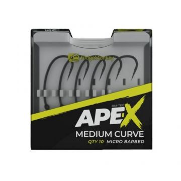 Гачок короповий RidgeMonkey Ape-X Medium Curve з борідкою
