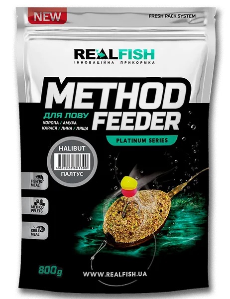 Сипуча суміш Real Fish "Метод Фідер"