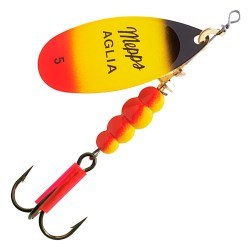 Обертова Блешня Mepps Aglia Furia Black/Yellow/Red
