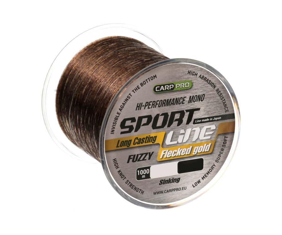 Волосiнь Carp Pro Sport Line Flecked Gold 1000м