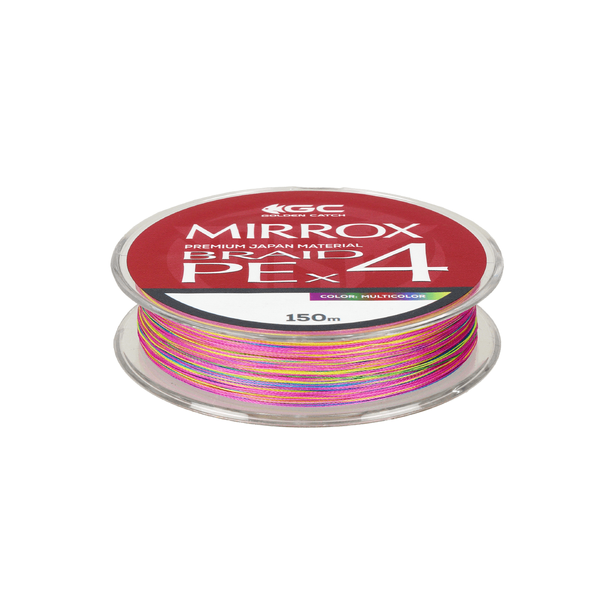 Шнур GC Mirrox PE X4 150м Multicolor