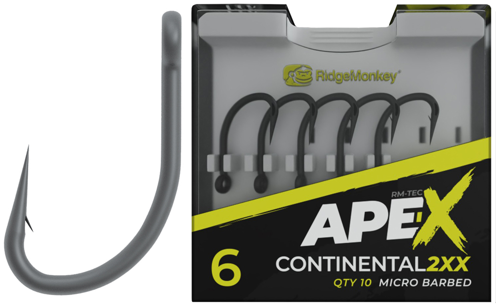 Гачки RidgeMonkey Ape-X Continental 2XX