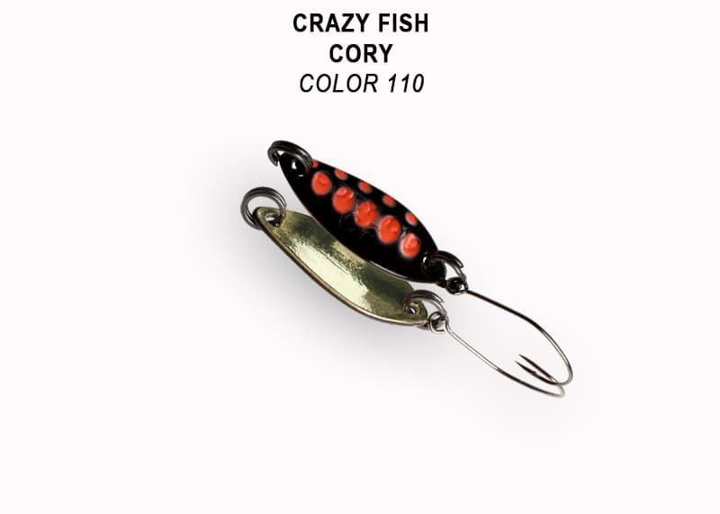 Коливаюча блешня Crazy Fish Cory 1.1г