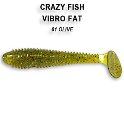 Силікон Crazy Fish Vibro Fat 2.7"
