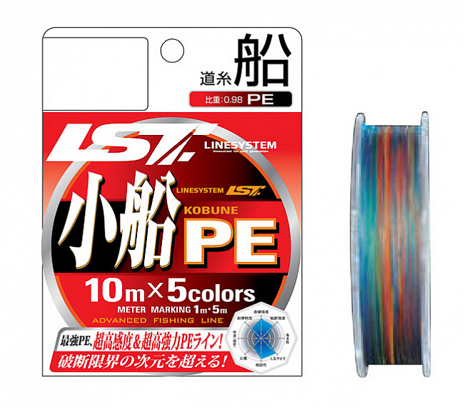 Шнур LineSystem Kobune PE 150м Multicolor