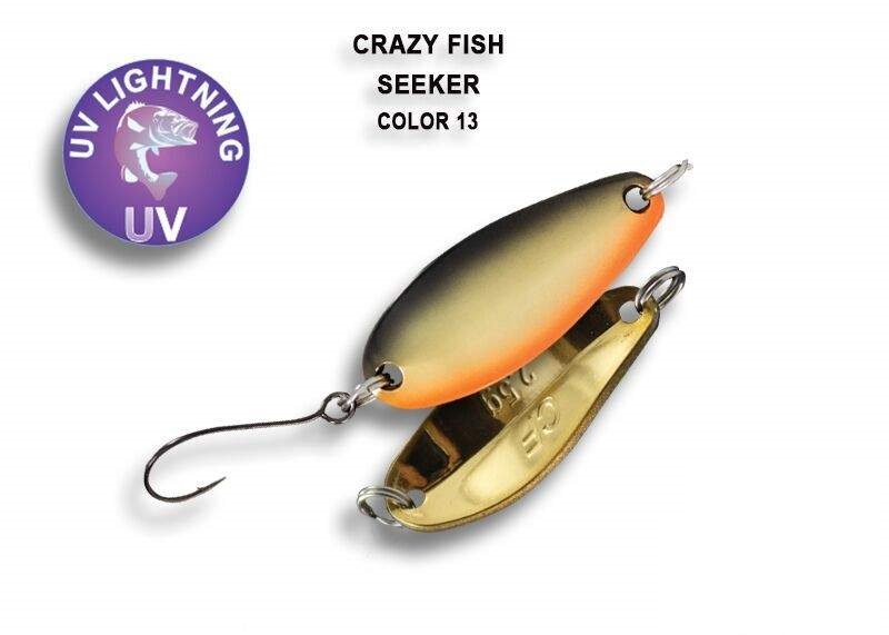 Коливаюча блешня Crazy Fish Seeker 2.5g