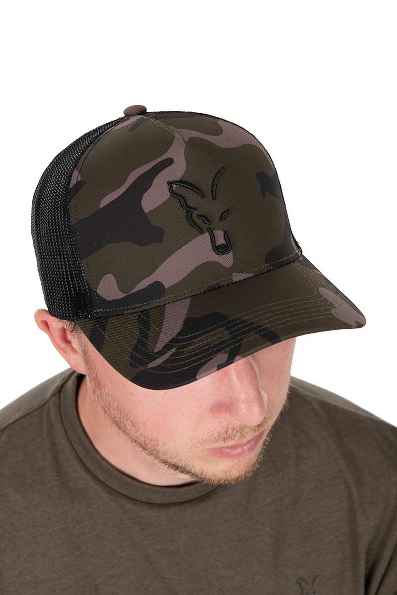 Кепка Fox Black Camo Trucker