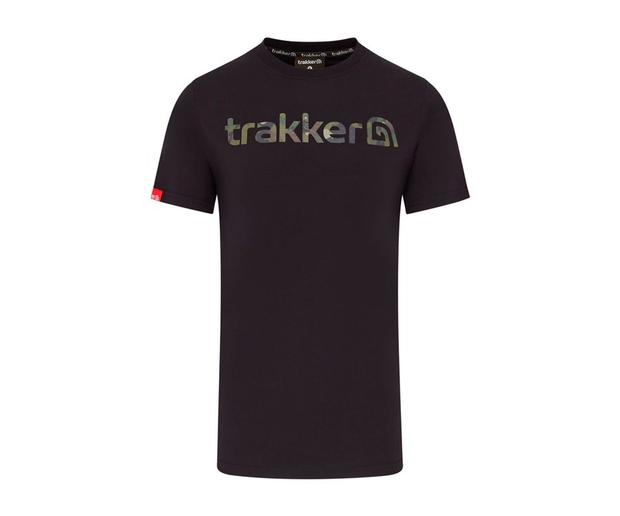 Футболка Trakker CR Logo T-Shirt Black Camo