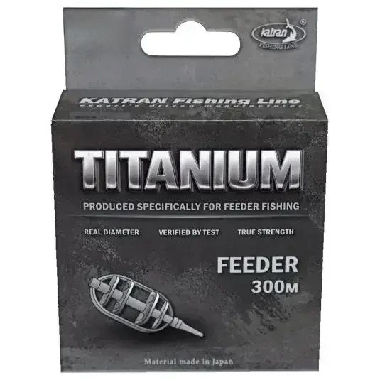 Волосінь Katran Titanium Feeder 300m(metalic)