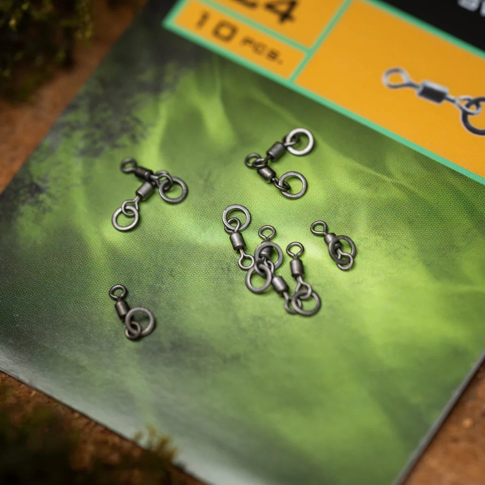 Мікро вертлюг з кільцем PB Products 'Bait Swivel №24