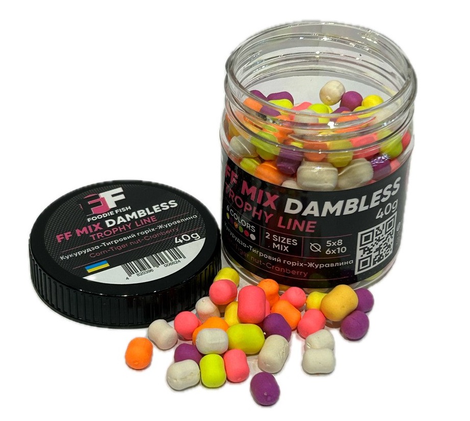 Поп-апи Dumbell Foodie Fish 5x8/6x10мм 40г