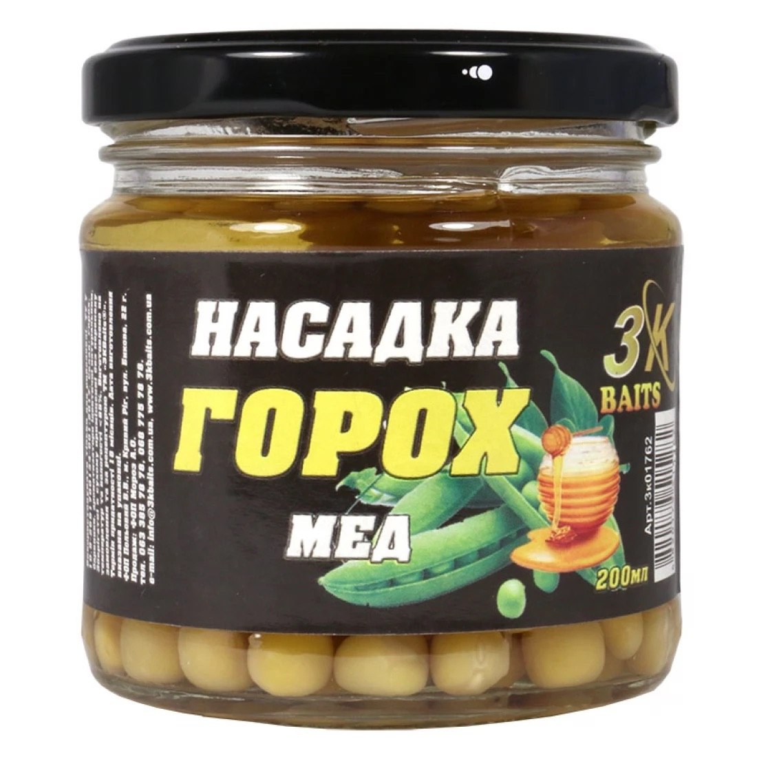 Насадковий горох 3K Baits 200мл