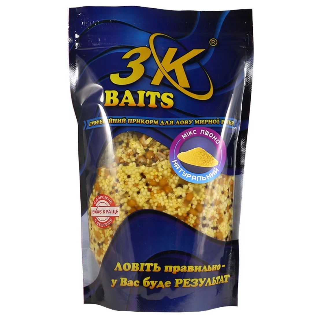 Зерновий Мікс 3K Baits Пшоно 0.5кг