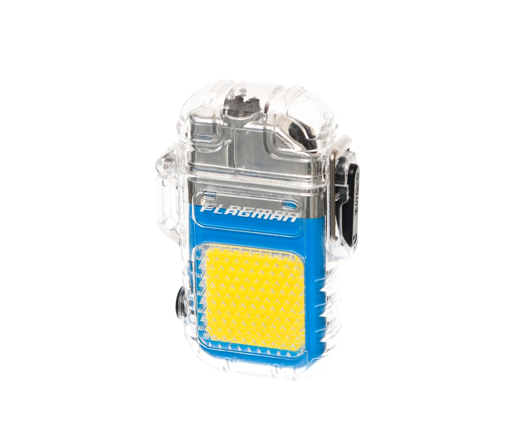 Запальничка електронна + Ліхтар з акумулятором Flagman Lighter + lamp (warm light)