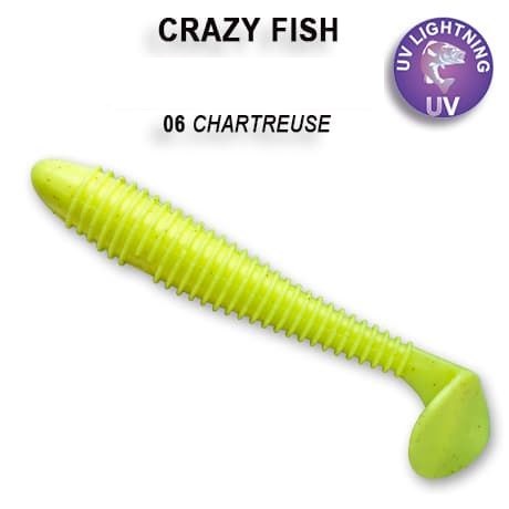 Силікон Crazy Fish Vibro Fat 4.7"