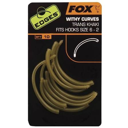 Адаптор гачка Fox Edges Withy Curve Adaptor Hook Trans Khaki