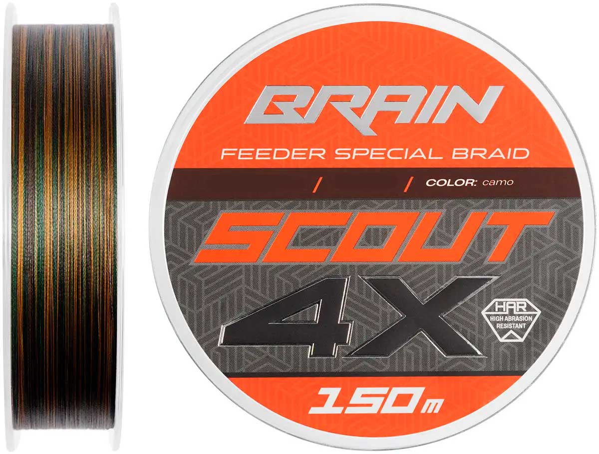 Шнур Brain Scout 4X 150m (camo)